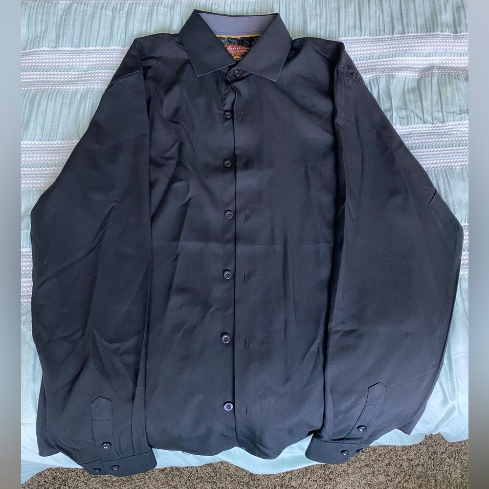 Black dress shirt